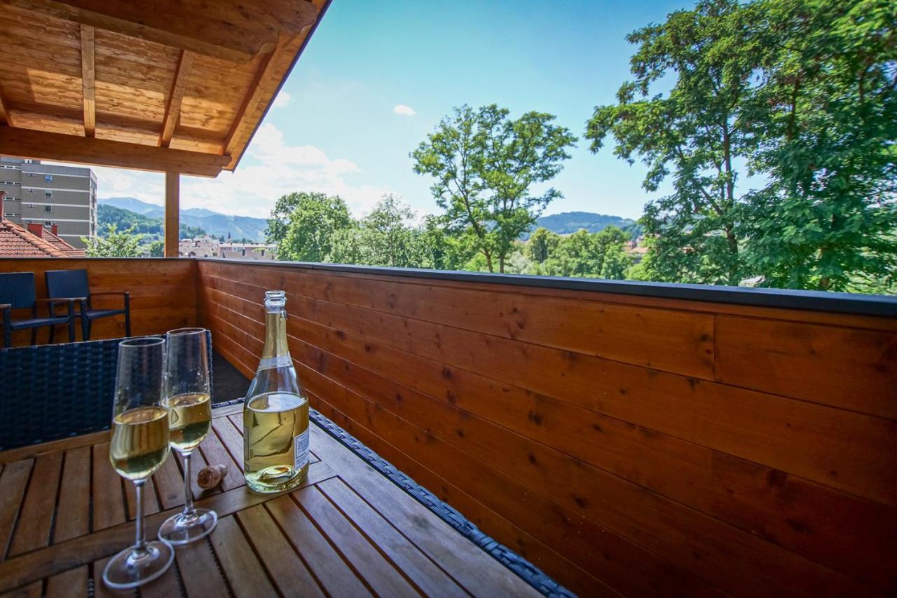 Апартаменты Auszeit Steiraland Penthouse 9 Mit Grossen Balkon Und Parkplatz Леобен Экстерьер фото